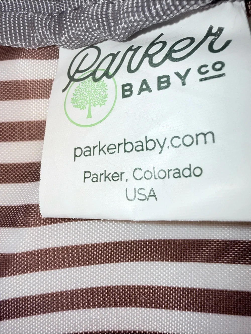 Parker Baby Co. Bag Diaper Backpack – Cream / Gray